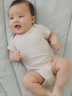 Mori Ribbed Stretch Short Sleeve Bodysuit^ Bodysuits & Vests|Vests