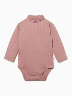 Mori Ribbed Roll Neck Supersoft Bodysuit^ Bodysuits & Vests|Vests