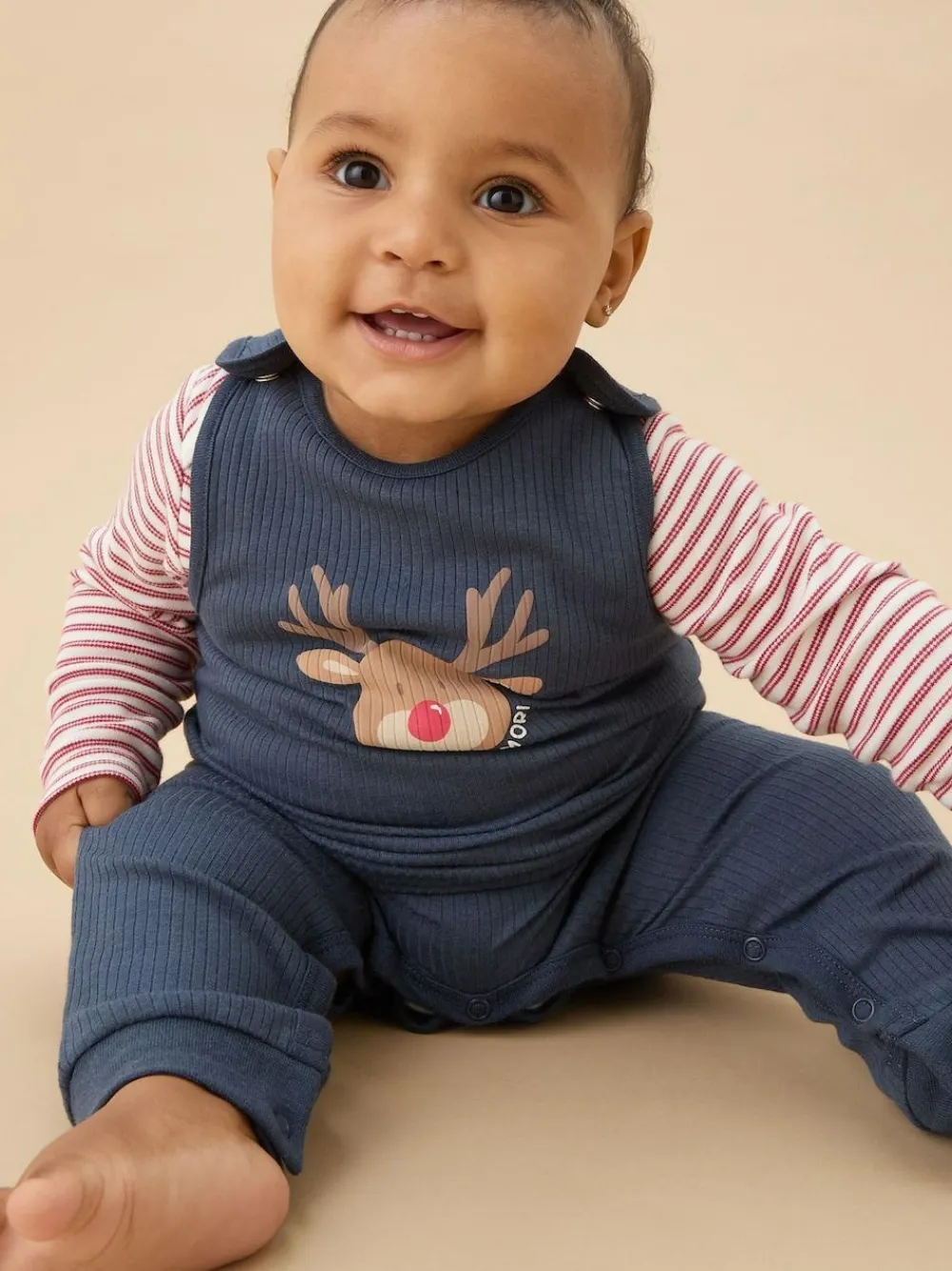 Discount Mori Supersoft Dungarees Sky Blue