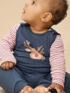 Discount Mori Supersoft Dungarees Sky Blue