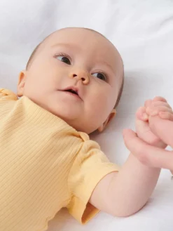 Mori Ribbed Stretch Short Sleeve Bodysuit^ Bodysuits & Vests|Vests