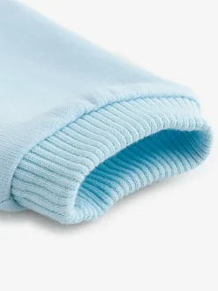 Online Moschino Baby Logo Sleepsuit, Hat & Bib Giftset With Giftbox Blue