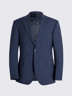 Online MOSS Blue Tailored Performance Suit Jacket