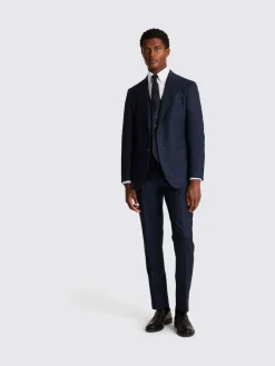 MOSS Blue Tailored Plain Italian Suit Jacket^ Suits & Tuxedos|Blue Suits