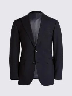 Best MOSS Charcoal Tailored Performance Suit Jacket