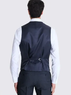 Best MOSS Tailored Regular Fit Stretch Suit Waistcoat Charcoal