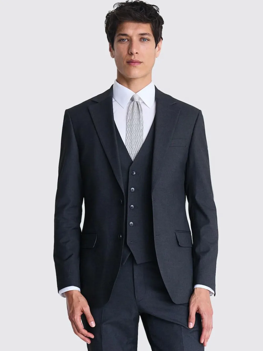 MOSS Tailored Regular Fit Stretch Suit Jacket^ Grey Suits