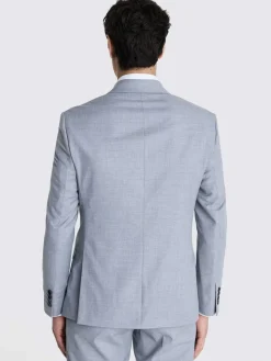 MOSS Slim Double Breasted Stretch Suit Jacket^ Grey Suits