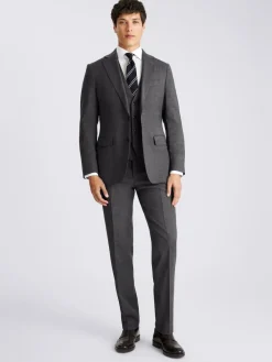 New MOSS Grey Tailored Twill Suit Jacket