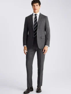 New MOSS Grey Tailored Twill Suit Jacket