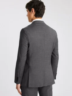 New MOSS Grey Tailored Twill Suit Jacket