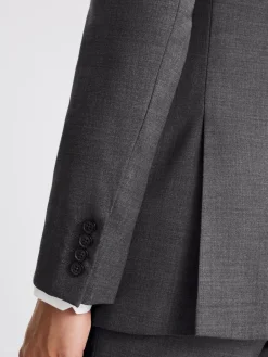 New MOSS Grey Tailored Twill Suit Jacket