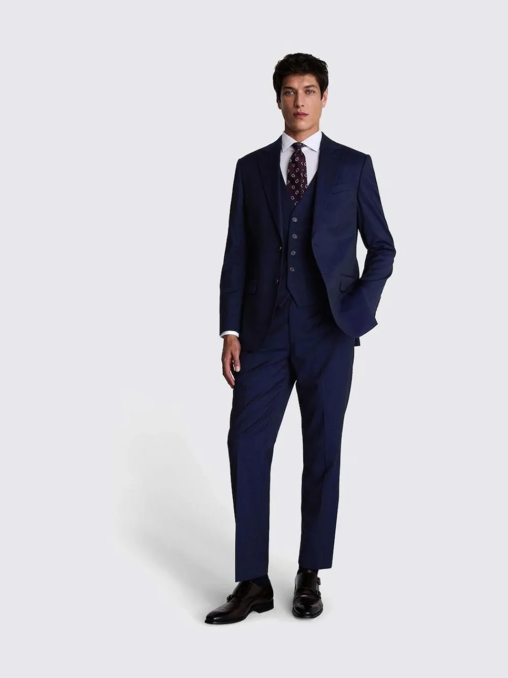 MOSS Regular Fit Stretch Suit Jacket^ Blue Suits|Suits & Tuxedos