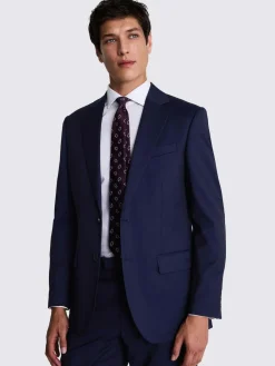 MOSS Regular Fit Stretch Suit Jacket^ Blue Suits|Suits & Tuxedos