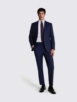 MOSS Regular Fit Stretch Suit Jacket^ Blue Suits|Suits & Tuxedos