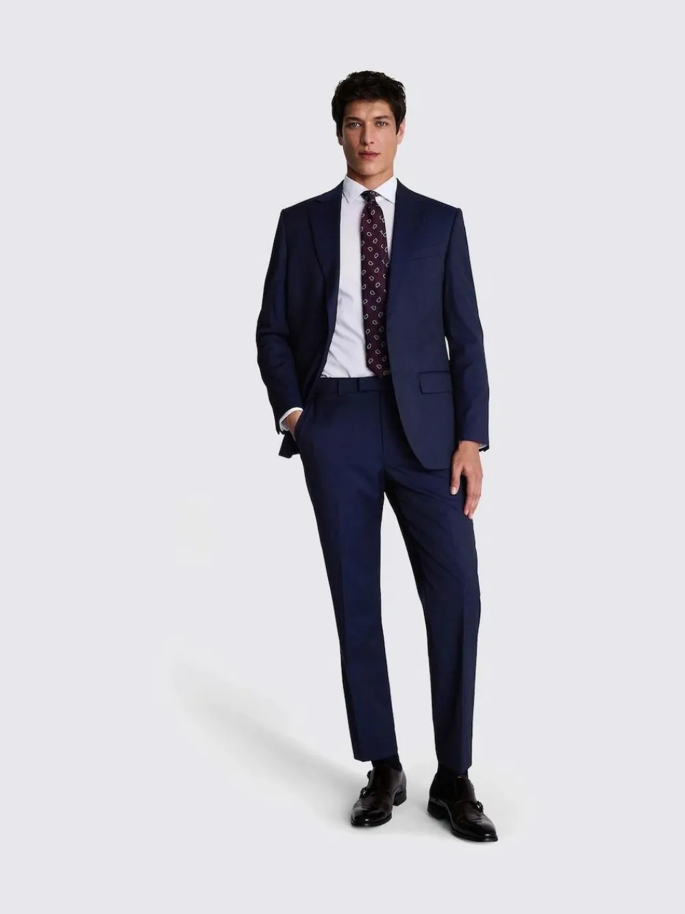 MOSS Regular Fit Stretch Suit Jacket^ Blue Suits|Suits & Tuxedos