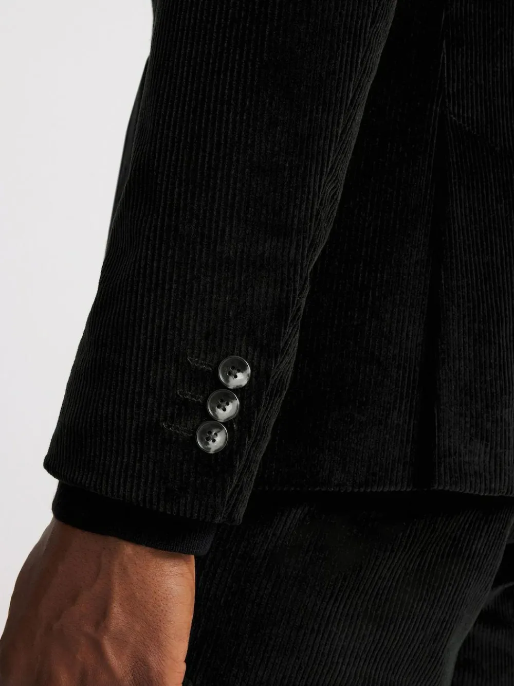 MOSS Slim Corduroy Suit Jacket^ Blue Suits