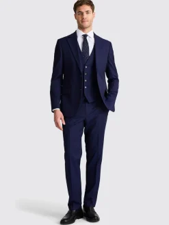 MOSS Tailored Regular Fit Stretch Suit Jacket^ Blue Suits