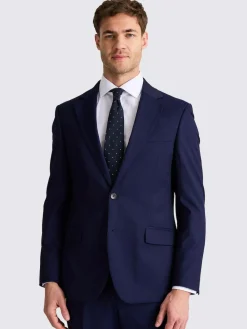 MOSS Tailored Regular Fit Stretch Suit Jacket^ Blue Suits