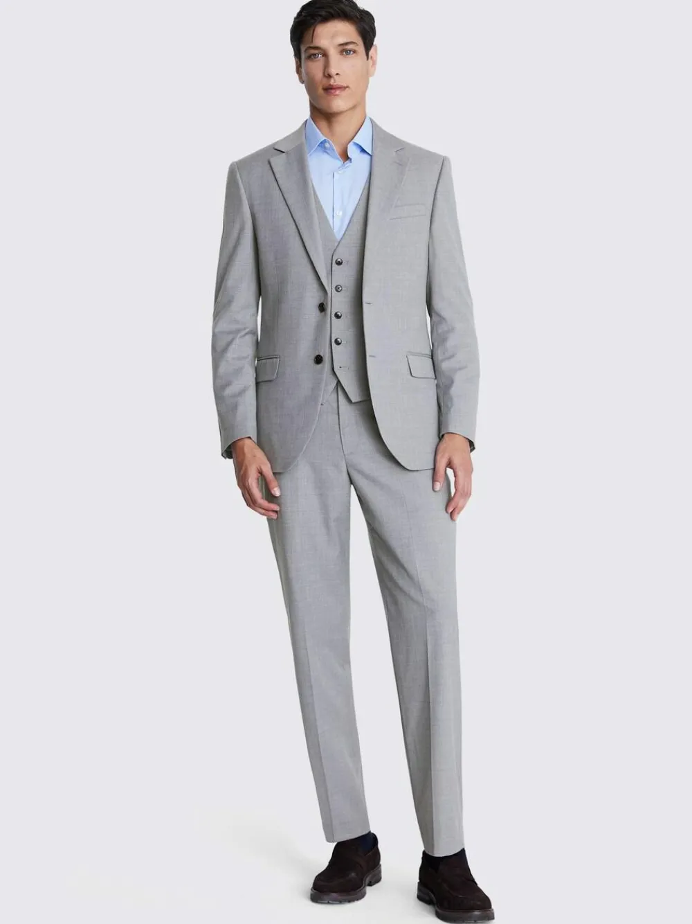 MOSS Regular Fit Stretch Suit Jacket^ Grey Suits
