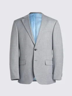 MOSS Regular Fit Stretch Suit Jacket^ Grey Suits