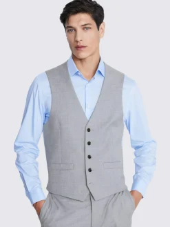 MOSS Regular Fit Stretch Suit Waistcoat^ Vests