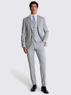 MOSS Slim Regular Fit Stretch Suit Jacket^ Grey Suits