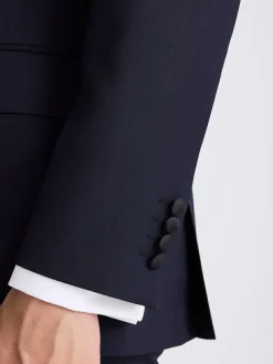 New MOSS Midnight Tailored Fit Tuxedo Jacket