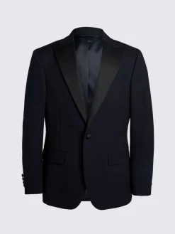 New MOSS Midnight Tailored Fit Tuxedo Jacket