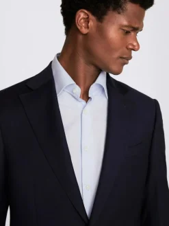 MOSS Regular Twill Suit Jacket^ Blue Suits