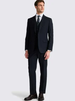 MOSS Navy Tailored Performance Suit Jacket^ Blue Suits|Suits & Tuxedos