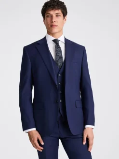 New MOSS Navy Tailored Twill Suit Jacket