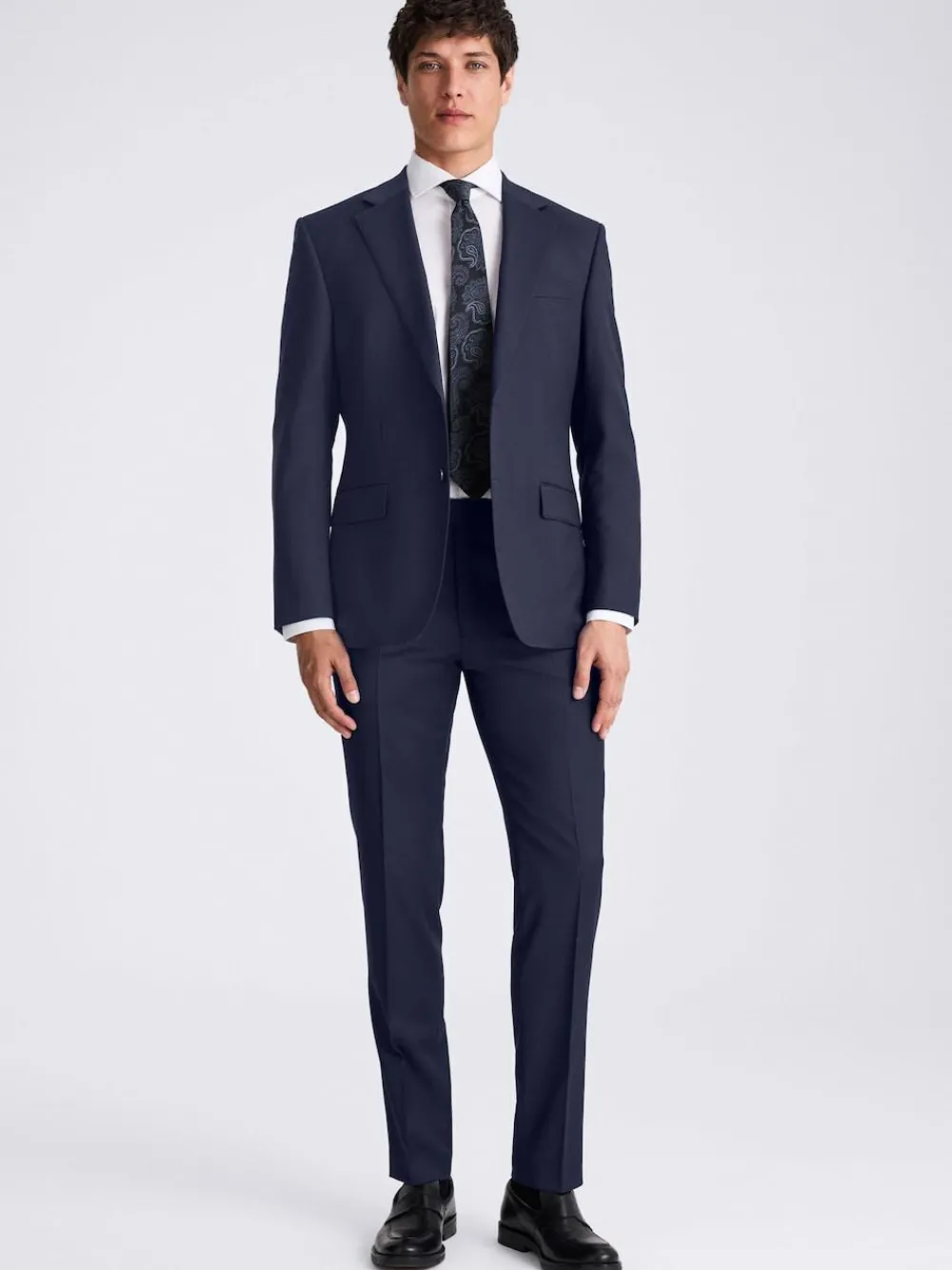 New MOSS Navy Tailored Twill Suit Jacket