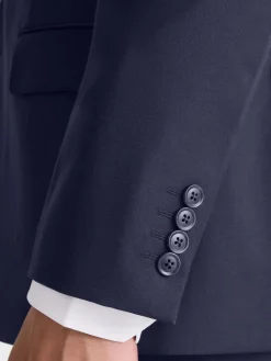 New MOSS Navy Tailored Twill Suit Jacket