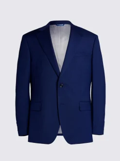 New MOSS Navy Tailored Twill Suit Jacket