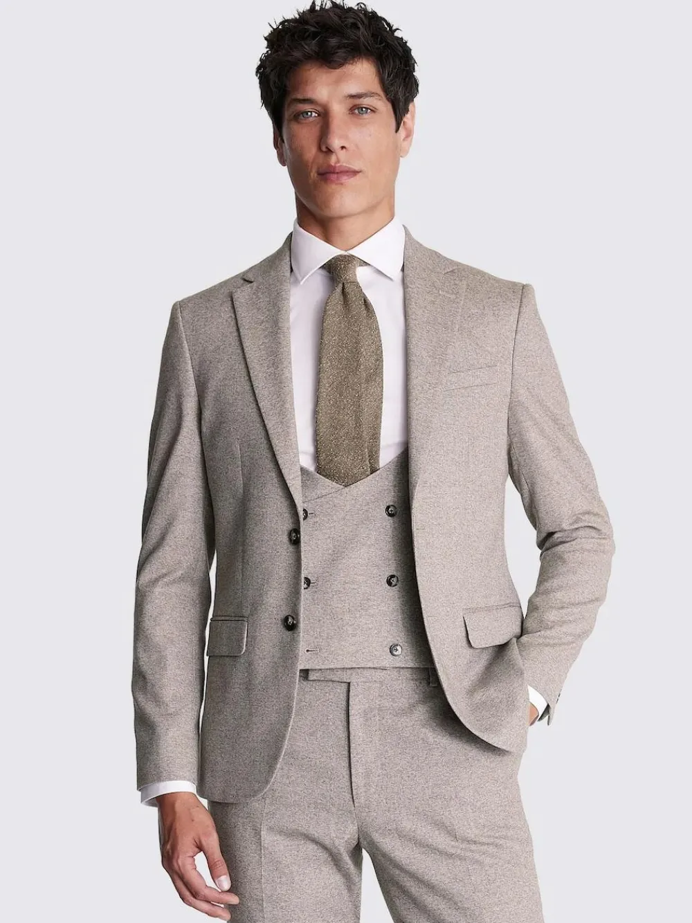 New MOSS Neutral Slim Suit Jacket