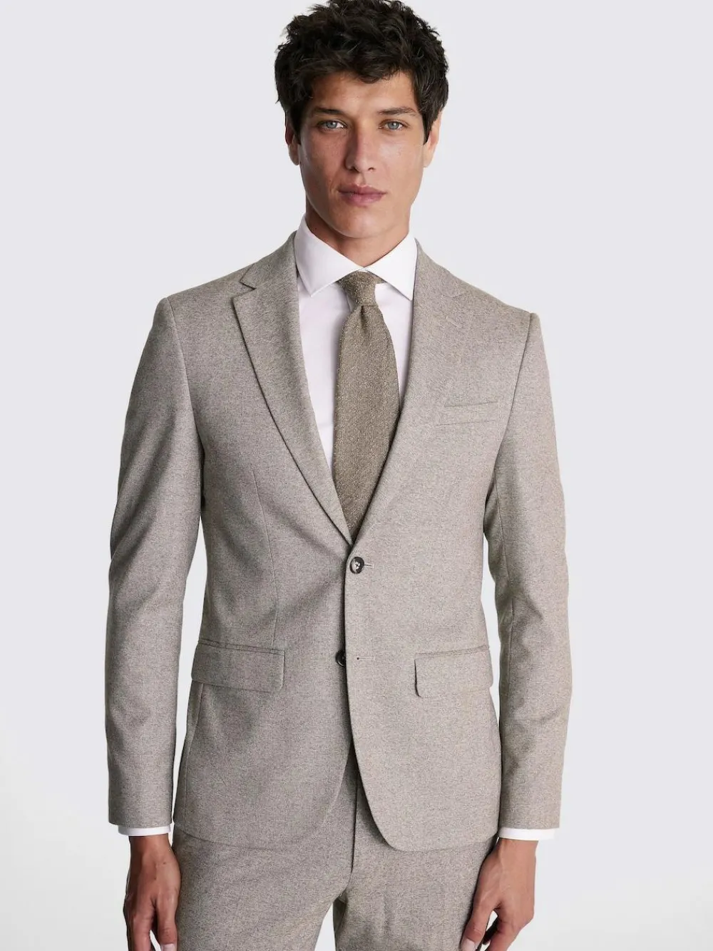 New MOSS Neutral Slim Suit Jacket