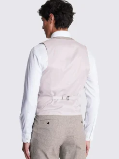 New MOSS Neutral Slim Suit Waistcoat