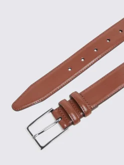 Hot MOSS Classic Leather Belt Tan