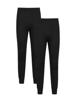 New Mountain Warehouse Talus Mens Thermal Joggers Multipack Black