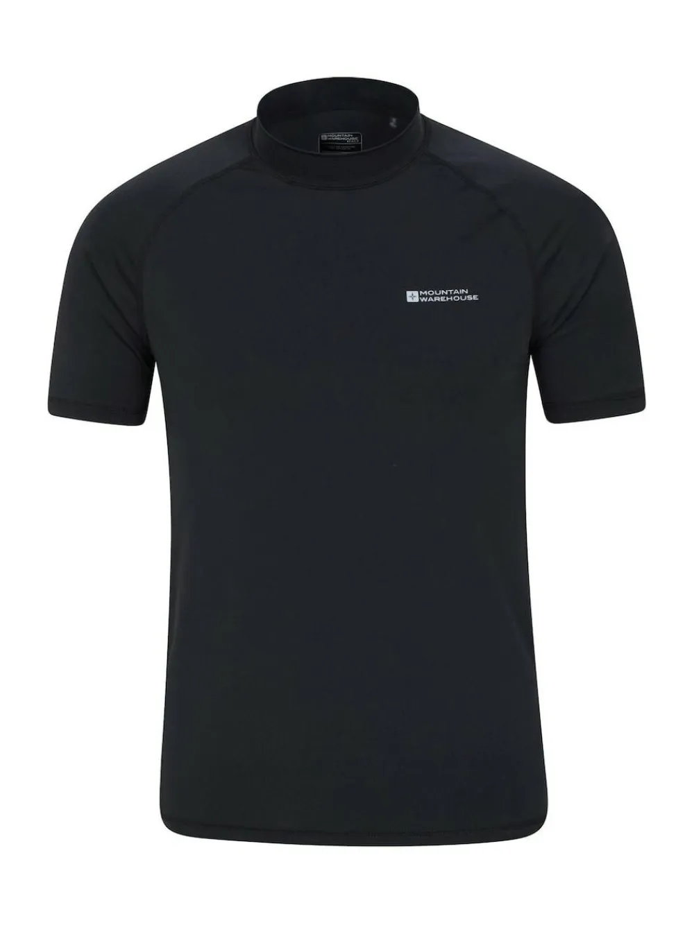 Mountain Warehouse Black UV Mens Rash Vest^ Swimwear