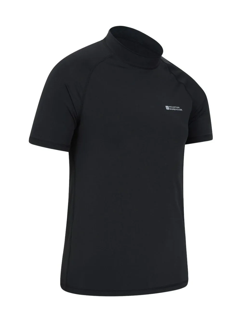 Mountain Warehouse Black UV Mens Rash Vest^ Swimwear