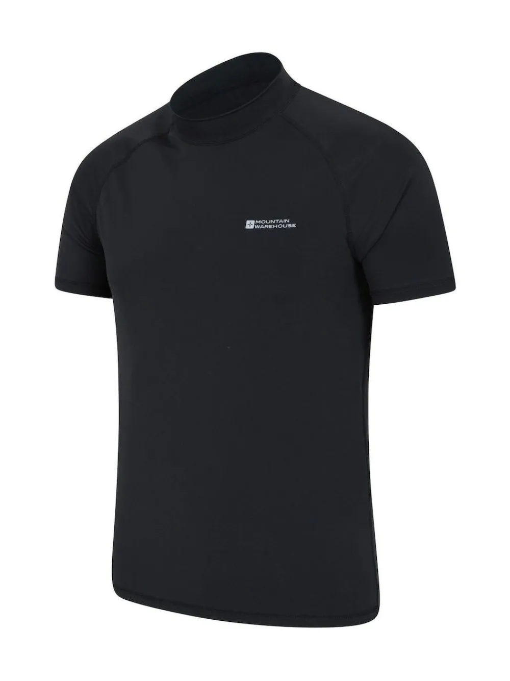 Mountain Warehouse Black UV Mens Rash Vest^ Swimwear