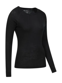 Sale Mountain Warehouse Black Womens Merino Thermal Top