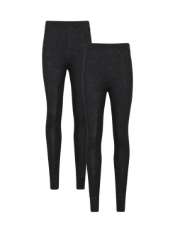 Mountain Warehouse Black Womens Merino Thermal Trousers Multipack^Women Thermals