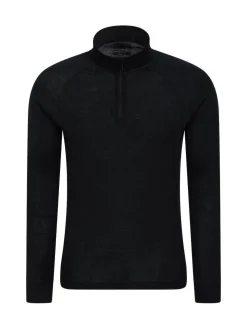 Mountain Warehouse Mens Merino Quarter Zip Thermal Top^ Underwear|Underwear