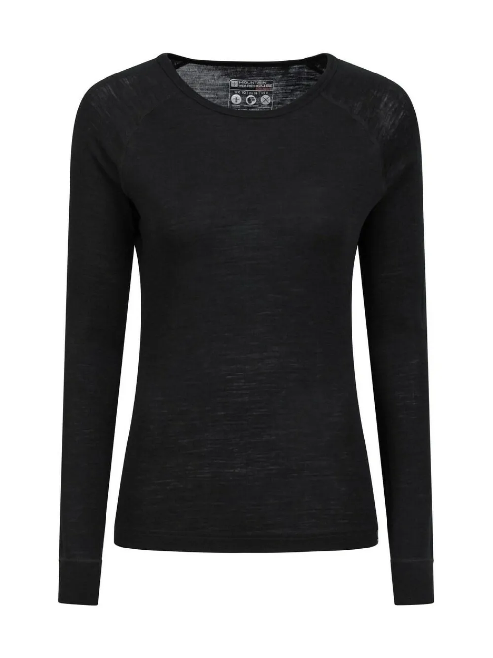 Sale Mountain Warehouse Womens Merino II Thermal Top Black