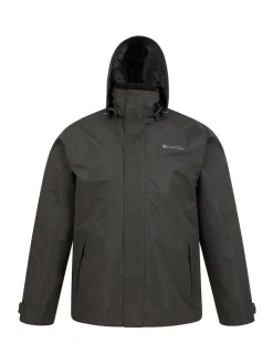 Mountain Warehouse Black Mens Fell 3-In-1 Water Resistant Jacket^ Coats & Jackets|Coats & Jackets