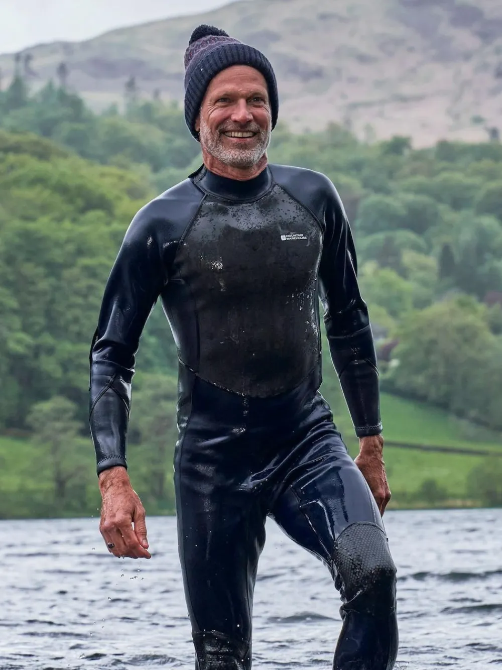 Mountain Warehouse Mens Full Length Neoprene Wetsuit Black