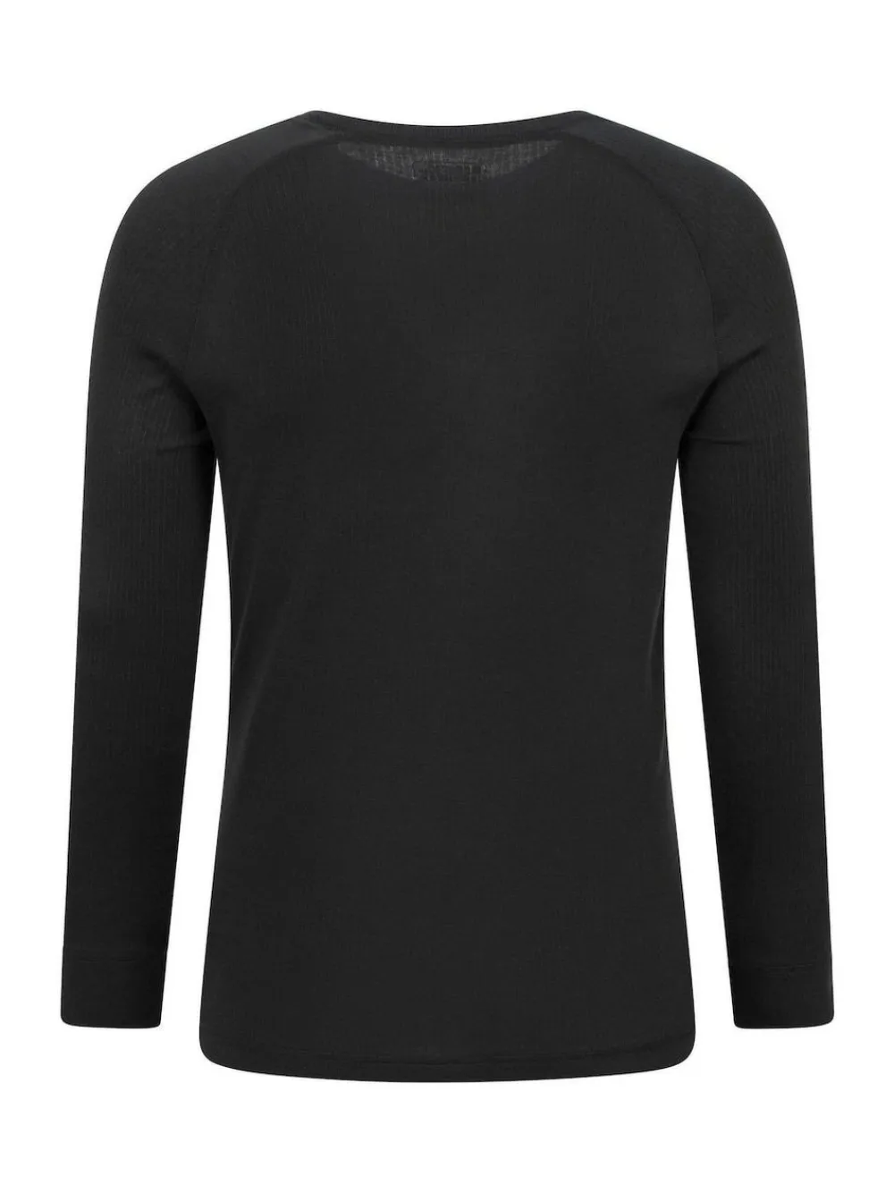 Discount Mountain Warehouse Talus Mens Round Neck Thermal Top Black